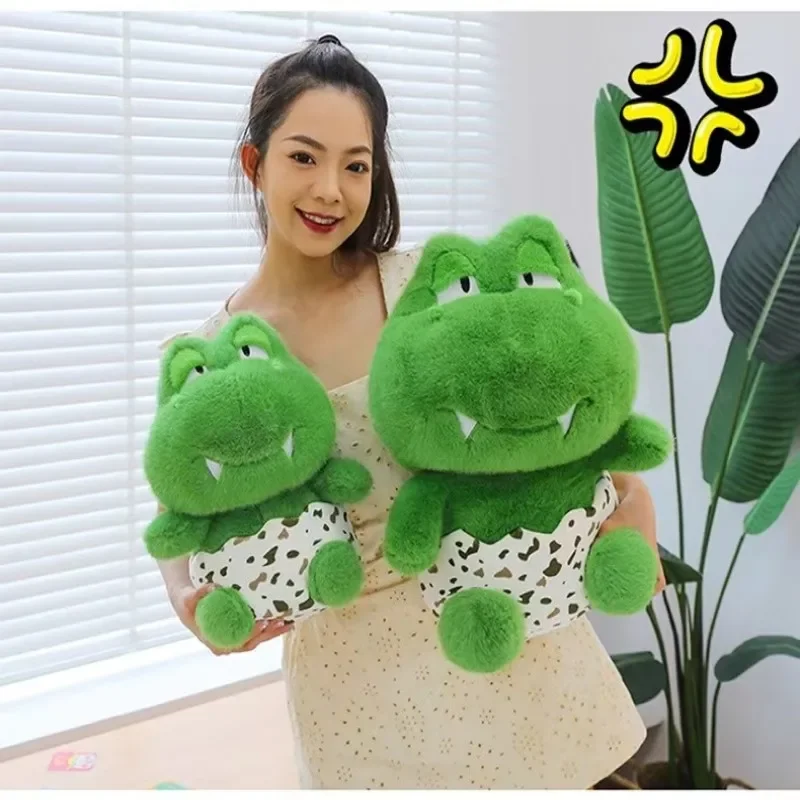 Mainan mewah Anime dinosaurus cangkang telur 35/50cm kualitas tinggi boneka hewan lembut lucu pilihan hadiah Thanksgiving Natal besar