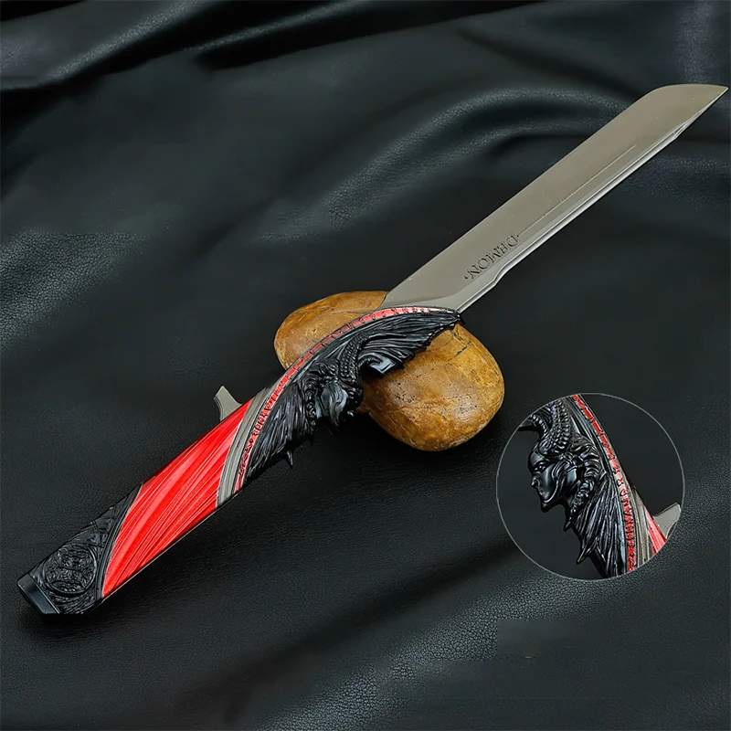 25cm Delta Force Dark Star Angel's Blade Demon Form Game Cosplay Props Model Metal Craft Desktop Ornament Gifts Collections