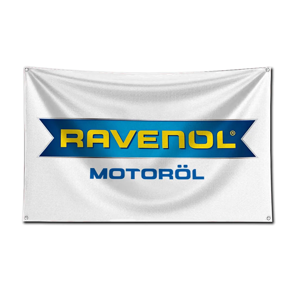 Bandera de aceite de motor Racing Partner, bandera gráfica multi-diseño de aceite de motor y coches de carreras para garaje, man cave y entusiastas de automoción