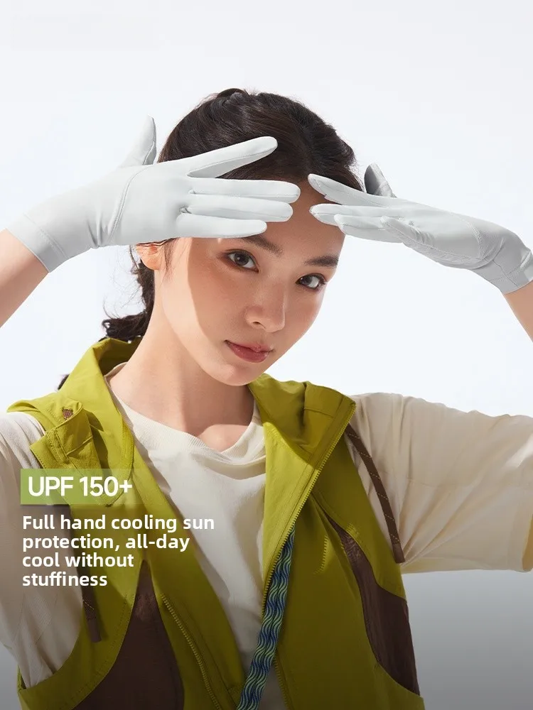 バナナリーフ-al360-クールセンセーション日焼け止め手袋-レディース-ショート-軽量-アウトドア-滑り止め-通気性-uvカット-サイ
