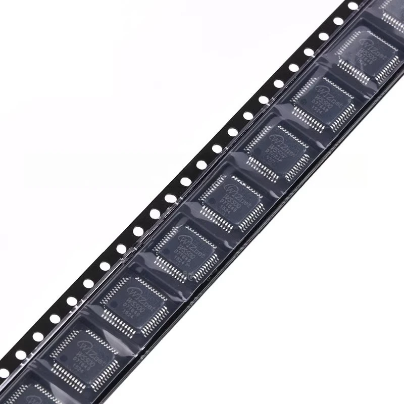 5pcs/10pcs W5500 Ethernet Controller LQFP-48 Hardware TCP/IP Protocol Stack SPI Interface MCU