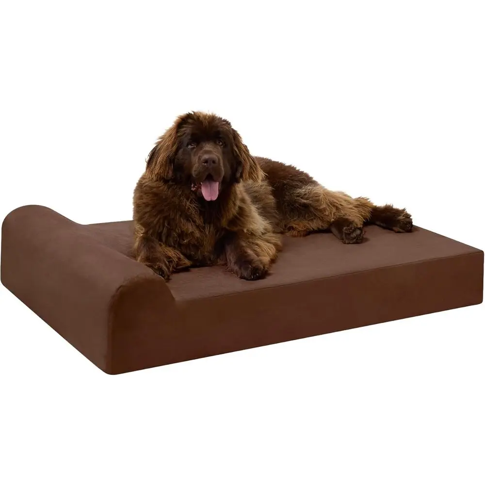 

Orthopedic XL Dog Bed - 7 Pillow Top, 75-120 lbs, Relieves Joint Pain, Vet-Approved, Washable Cover, Made in USA, 52x36x7