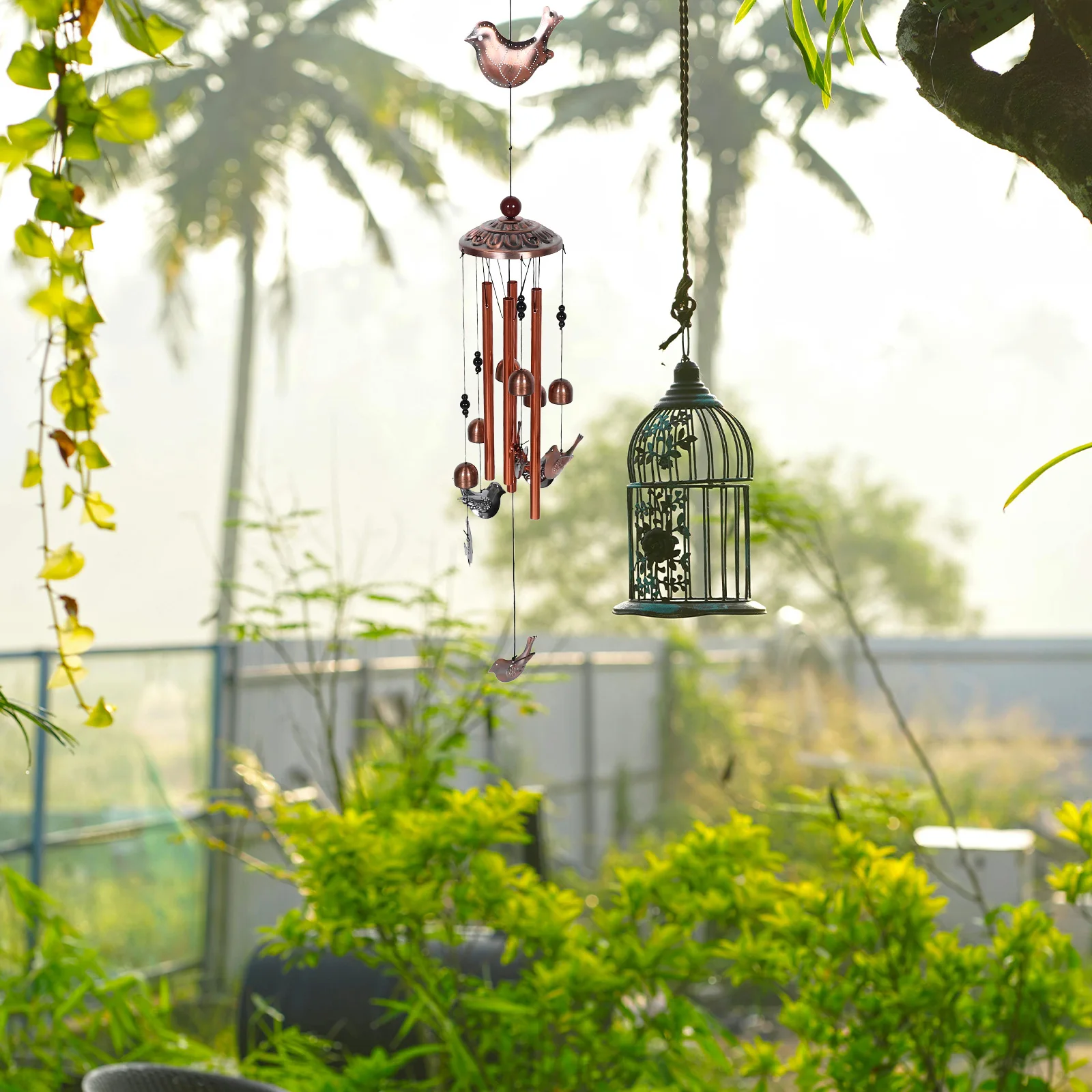 

Bird Wind Chime Song Bell Garden Decoration Chimes for outside Hummingbird Outdoor Commodity