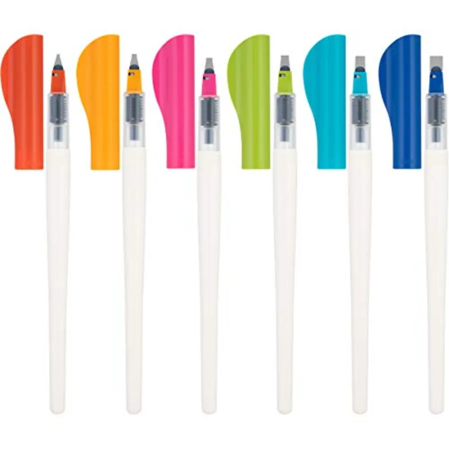 

Parallel Caligraphy Pens Assorted Point Sizes and Colors 6 Count 12722