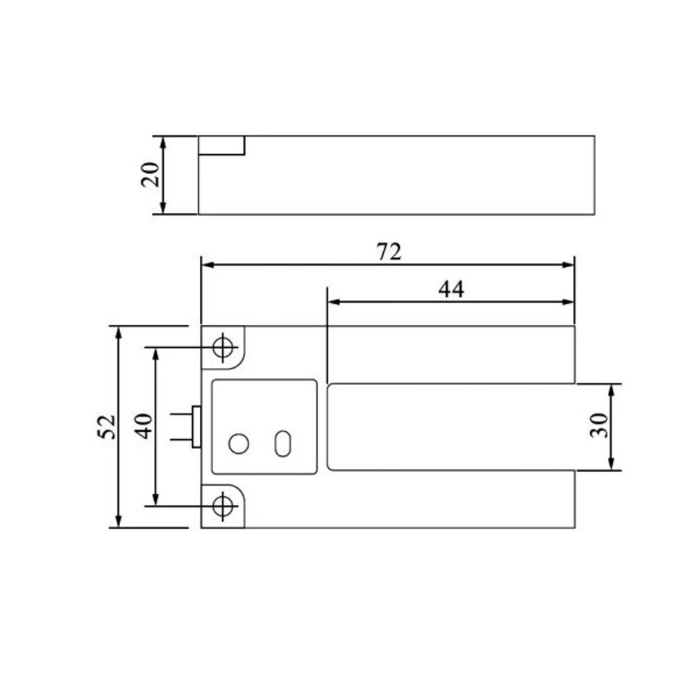 E3S-GS30E4 30mm Induction Indoor Wall Mounted Photoelectric Beam Sensor Slot Type 3 Wire NPN Normally Open Optical Sensor Switch