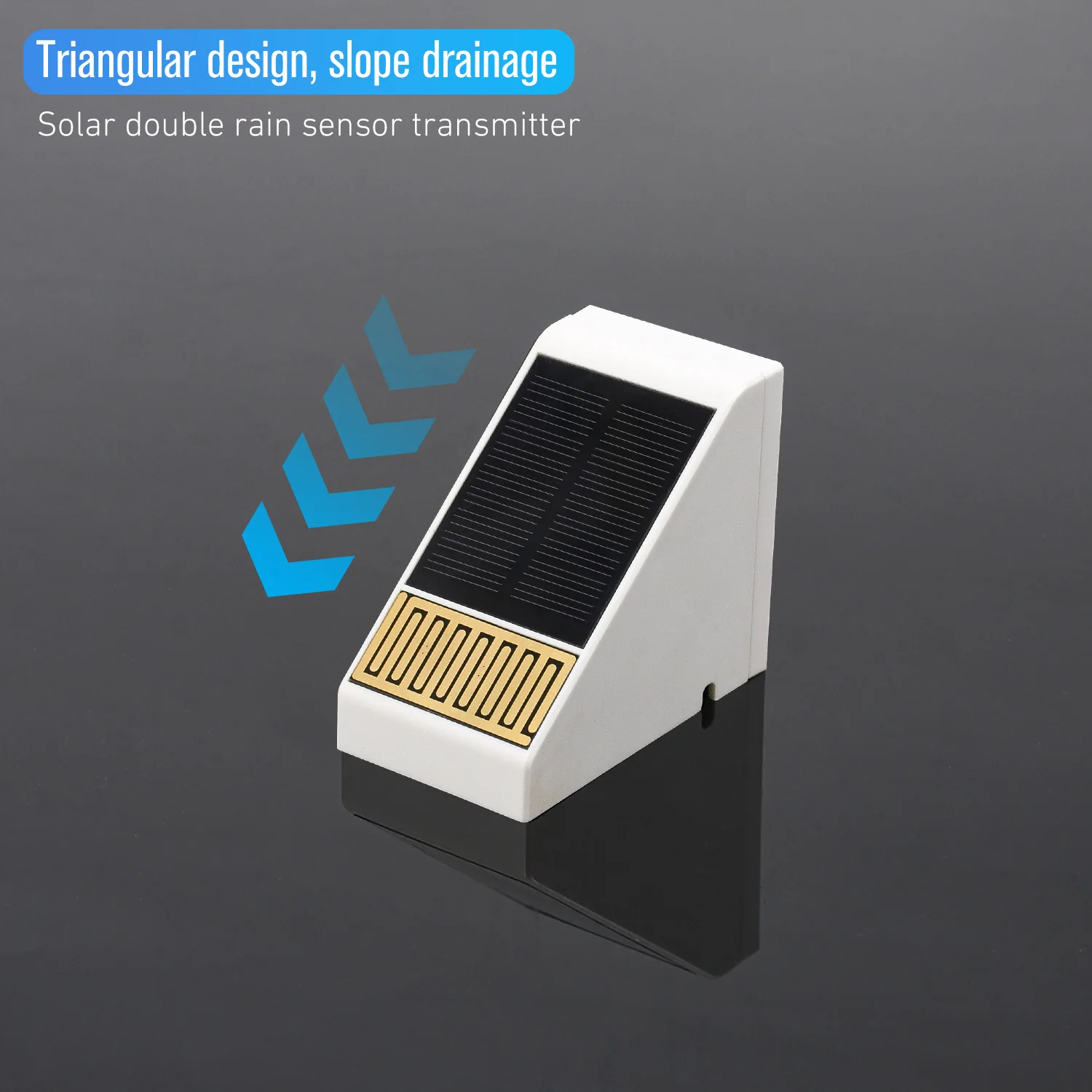 Wind-Sun Sensor for Motorized Retractable Awning, Automatic Weather Sensor with Sunlight and Wind Detection for AM45/AM56 Opener