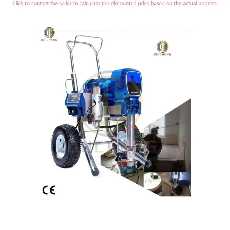 Portable Airless Paint Sprayer Waterproof Multifunction Material Putty New Condition With Core Components Pump Motor Engine