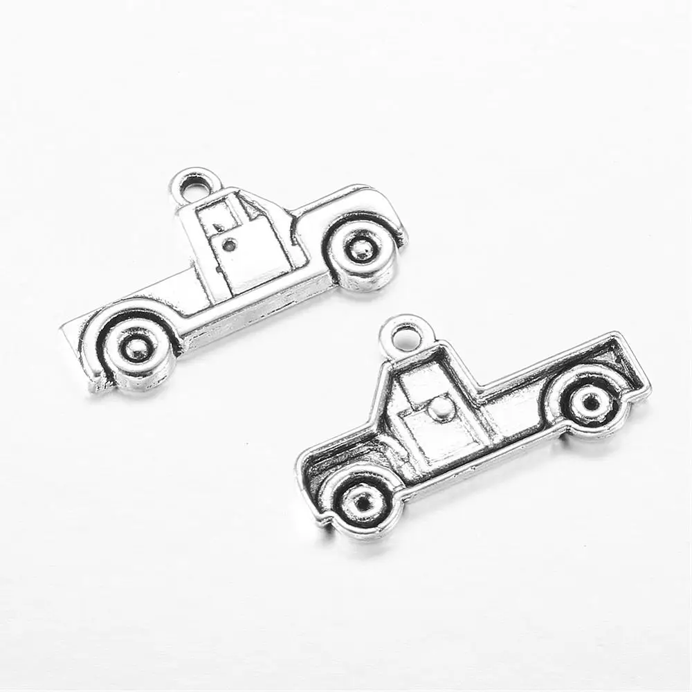 20 Pcs Truck Charms Pendant Style Alloy Pendants Pick Up Truck Jewelry Making Charms Metal Charms Pendant Ornament