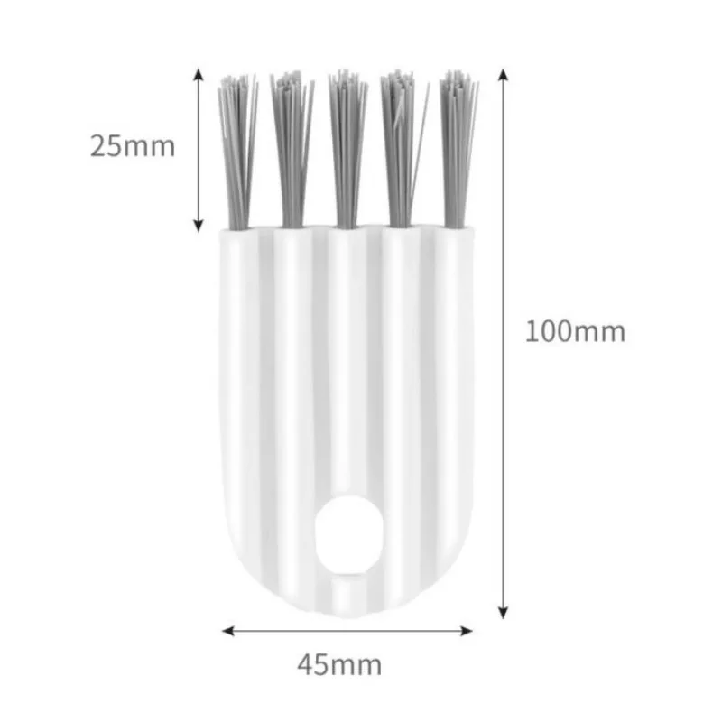 Multifunctional Flexible Gap Brush Cup Cover Groove Nipple Bottle Gap Brush Household Soft Bristles Cleaning Brush Kitchen Tool