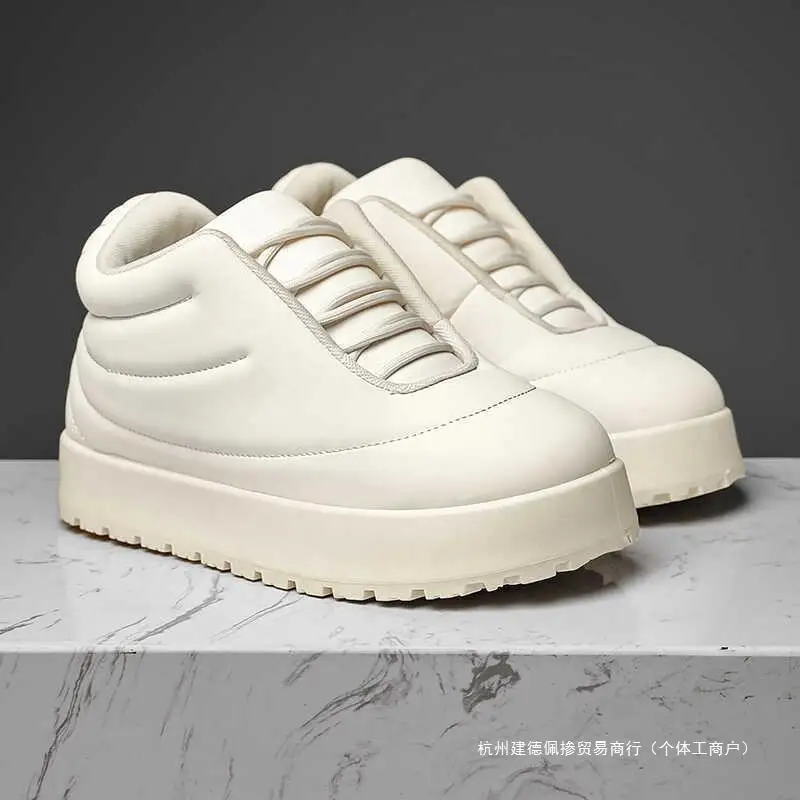 

Кожаная вышивка, большой силуэт, индивидуальная тенденция, туфли для хлеба, уличная мужская обувь с низким берцем, удлиняющие туфли для доски