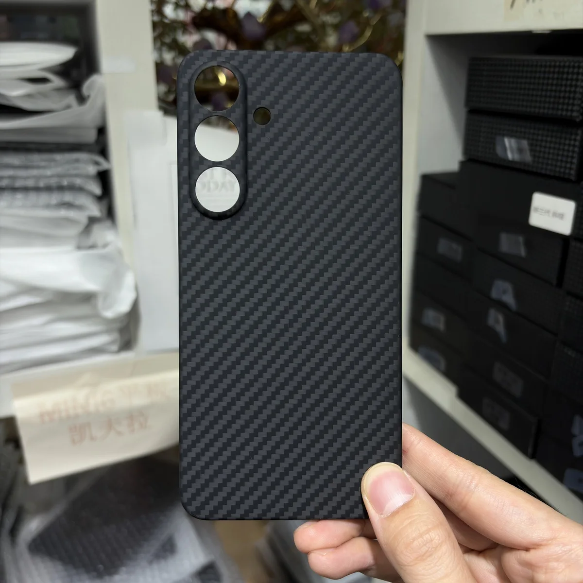 Magnetic Case Aramid Phone Protective Case Carbon Fiber Magsafe Ultra-thin Armor Cover For Samsung Galaxy S25FE