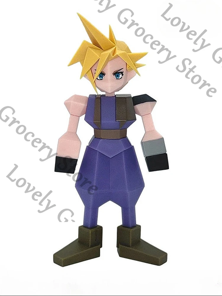 

15cm Genuine Anime Cloud Strife Cosplay Cartoon Garage Kits Accessories Figurine Figures Model Ornament Ambitus Souvenir Gift