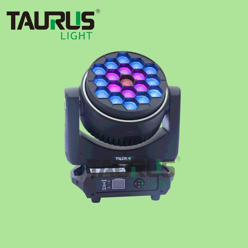 

Glamor Moving Eye 19x40W 4 in 1 LED moving head beam wash light with high-performance LED wash light for stage DJ light