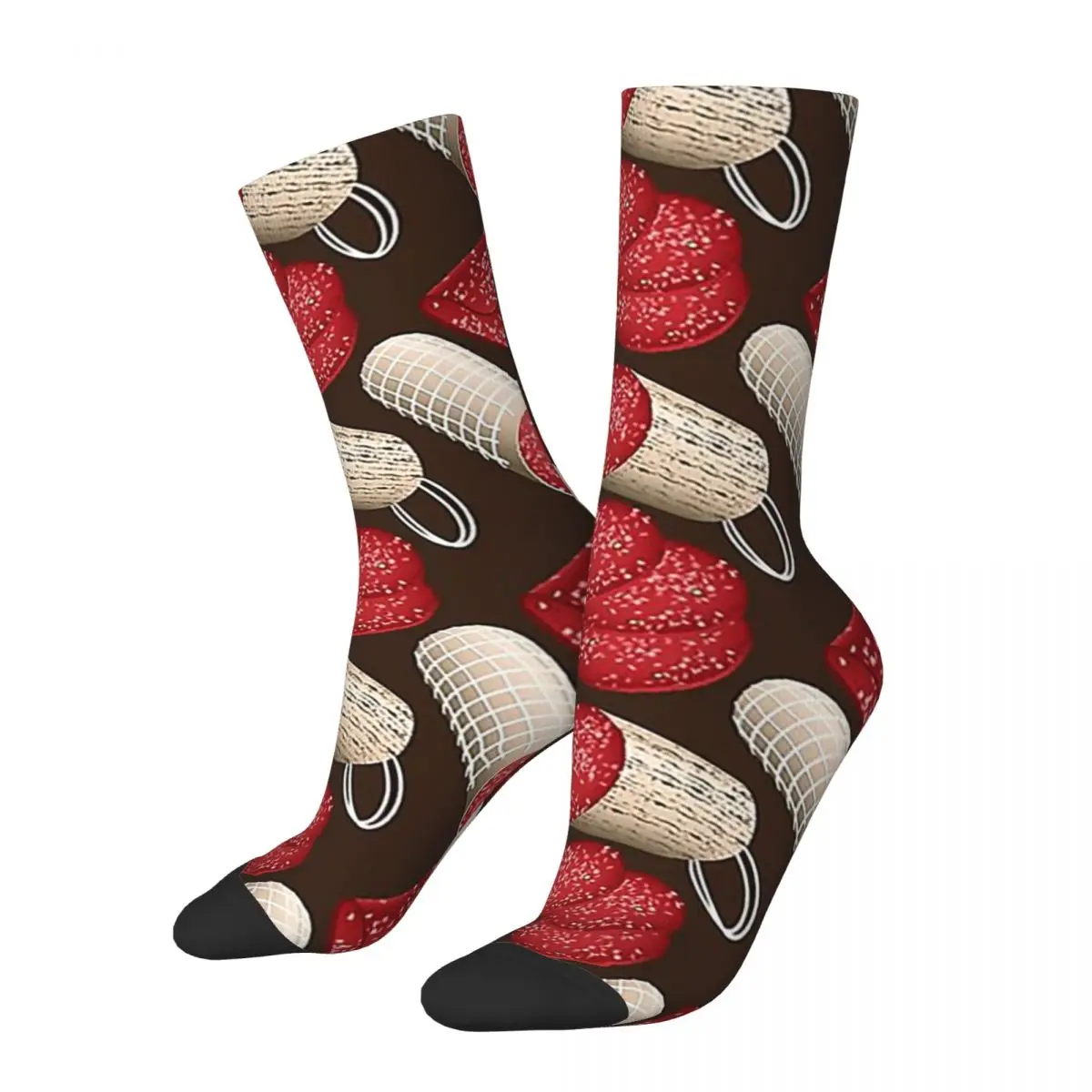 

Salami Time Socks Harajuku Sweat Absorbing Stockings All Season Long Socks Accessories for Man's Woman's Gifts