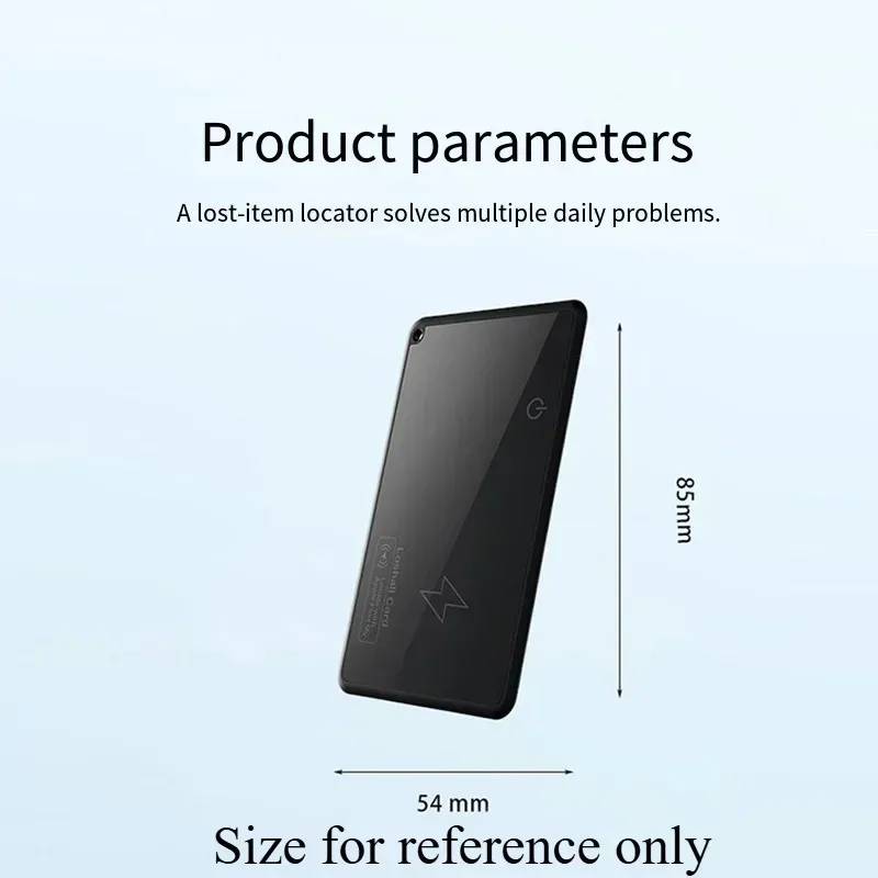 GPS Locator Smart Tag For Iphone Apple Device Find My Airtag GPS Locator Wallet Tracker Card Wireless Charging Tracking Location
