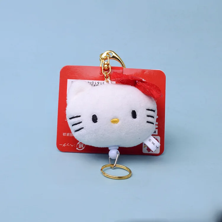 Sanrio Kawali Kuromi Hello Kitty My Melody Cinnamoroll Pillow Plush Toys Plushie Keychain Stuffed Doll for Kids gift