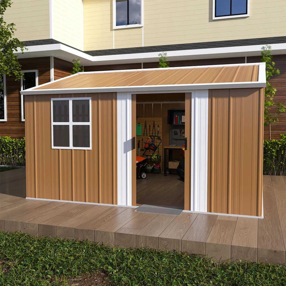 Steel Garden Tool Room, Lockable