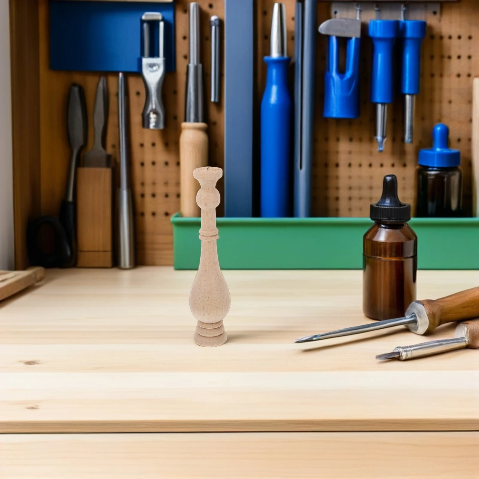 

European Style Carved Wood Pillar Decorative Column Classic Home Decoration Retro Wood Carving Ornament for Living Room Dining