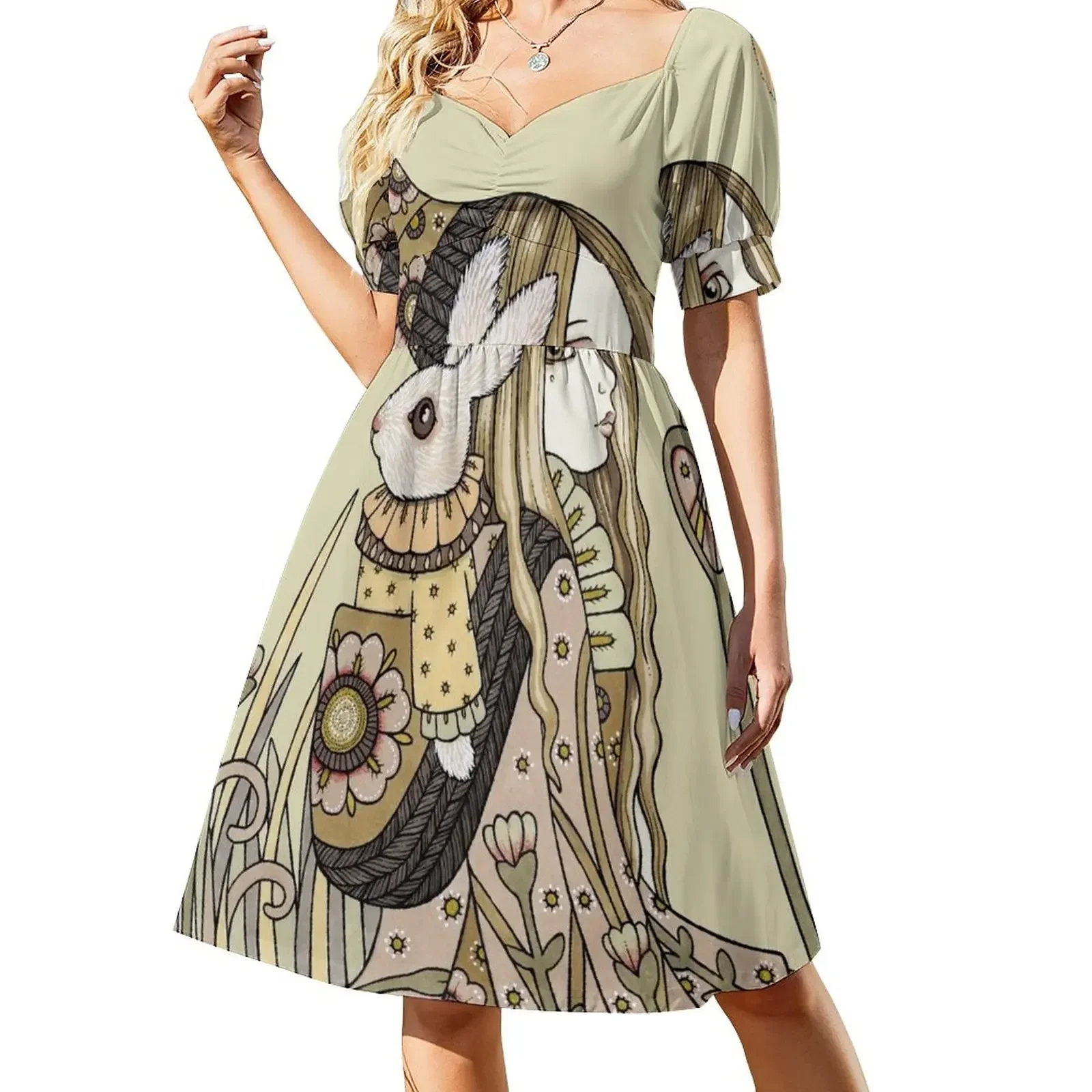 Wonderland Courier Sleeveless Dress summer dresses party dress women elegant luxury Dress