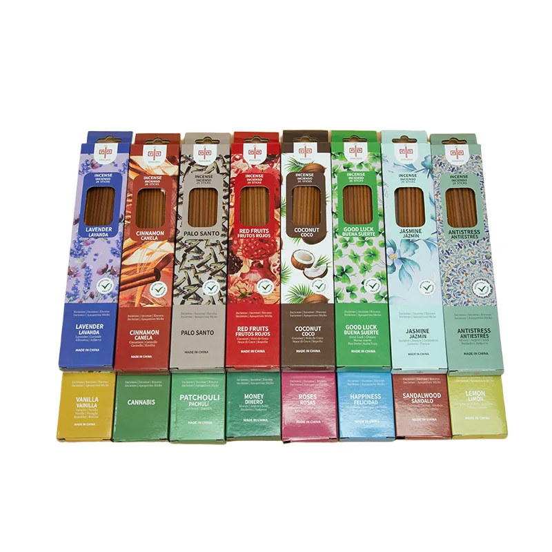 15 Flavors Genuine Indian Aromatherapy Sandalwood Thread, Natural Thread Fragrance Lasting, Rose Fragrance, Vanilla Fragrance