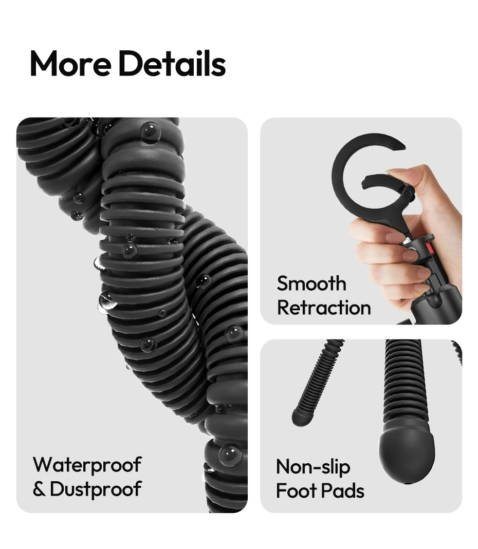 Ulanzi MT30 Magnetisches flexibles Stativ für Fotografie, Telefonkamera 360° ° Einstellbare Kugelkopf umwickelte Beine Stativ Outdoor Vlog – Detail 12
