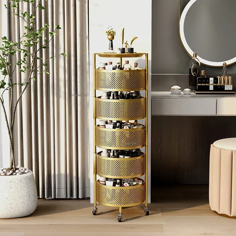 Luxury Salon Trolley Cart Salon Furniture Beauty Salon Nail Eyelash Tattoo Embroidery Tool Cart Multi-layer Storage Rack N