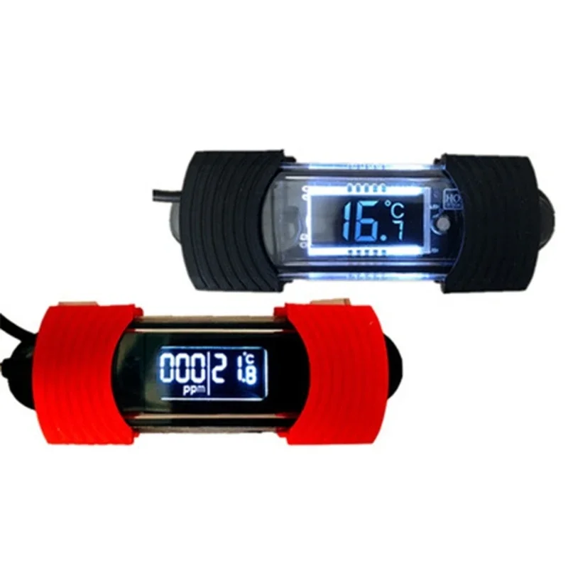 Aquarium Thermometer Digital Waterproof Freshwater Fish Tanks Temperature Sensor with Probe Suction Cup Water Quality Testing