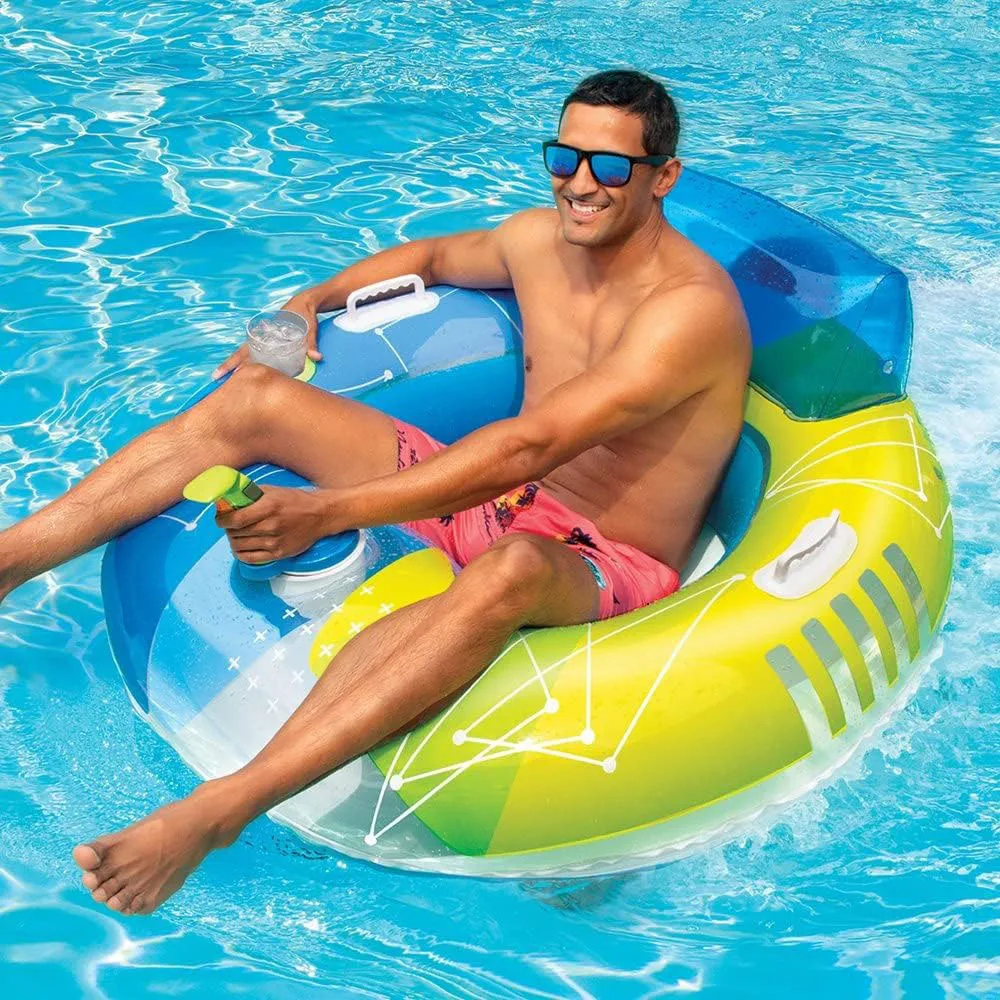 New Adult Water Portable Power Swim Ring Pool Electric Cruiser with Motor Driven Anti-Slip