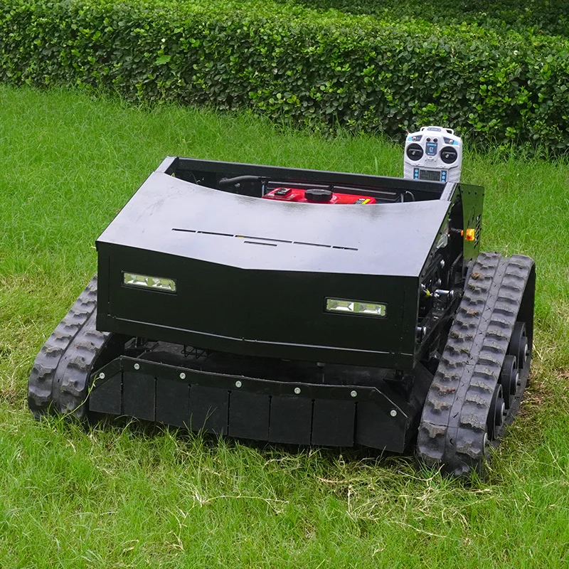 Customized Mowers Garden Lawn Farm Fully Automatic Remote Control Crawler Lawn Mower Grass Shredder