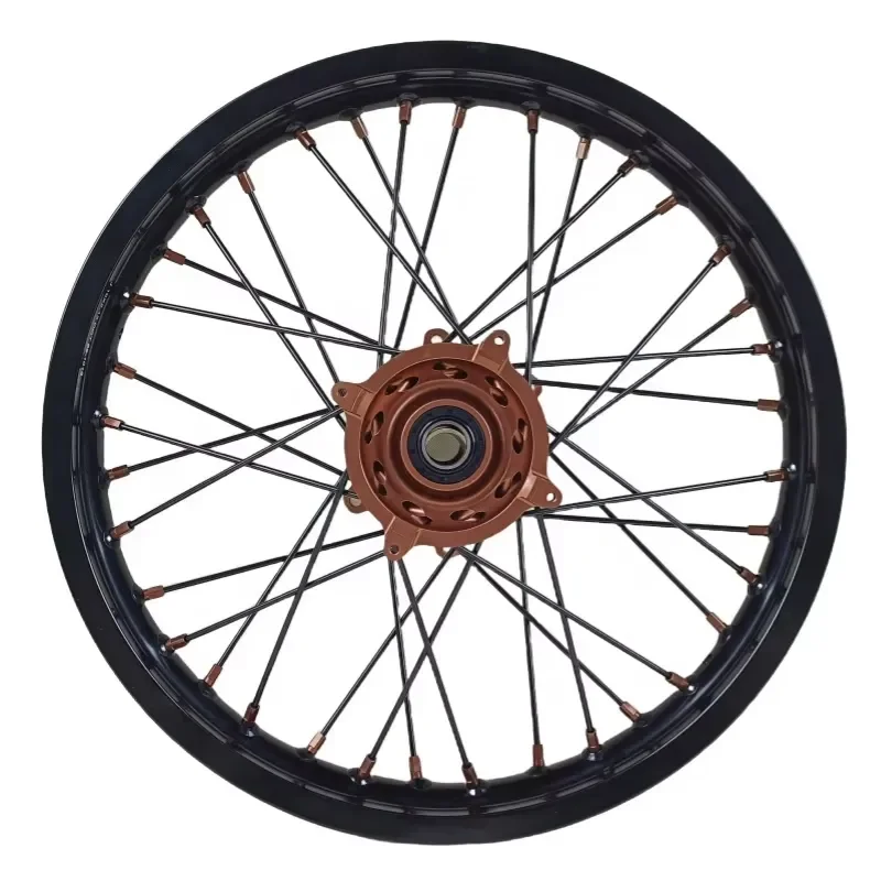 CR/CRF125-450 21/18/19-inch CNC Aluminum Bronze Anodized Wheel Set for Off-Road Motorcycles, Enduro, Off-Road Bikes, Off-Road