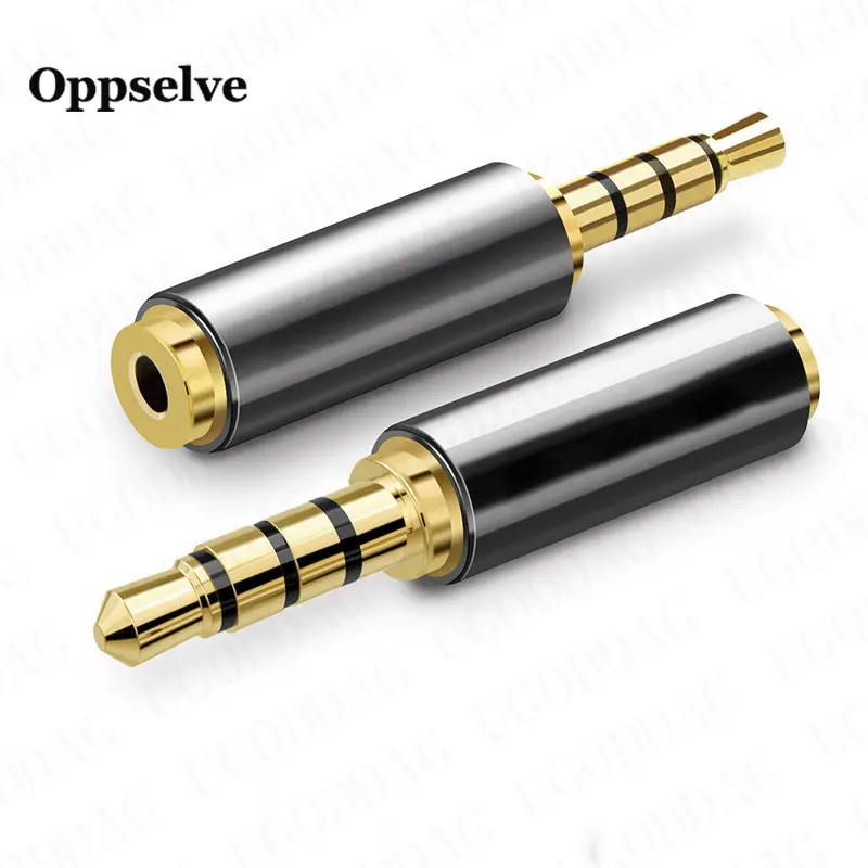 Jack 3.5 mm to 2.5 mm Audio Adapter 2.5mm Male to 3.5mm Female Plug Connector for Aux Speaker Cable Stereo Headphone Headset Mic