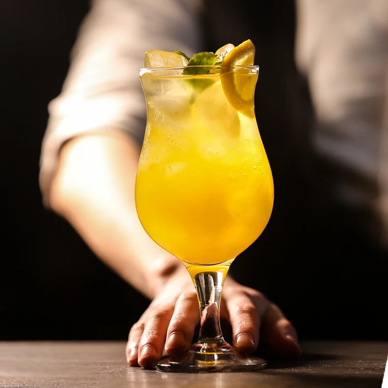 400ml Water Glass Cup, Highball Glass,Barware Collins Tumbler Drinking Glasses For Water, Juice, Beer, And Cocktail Bar kit