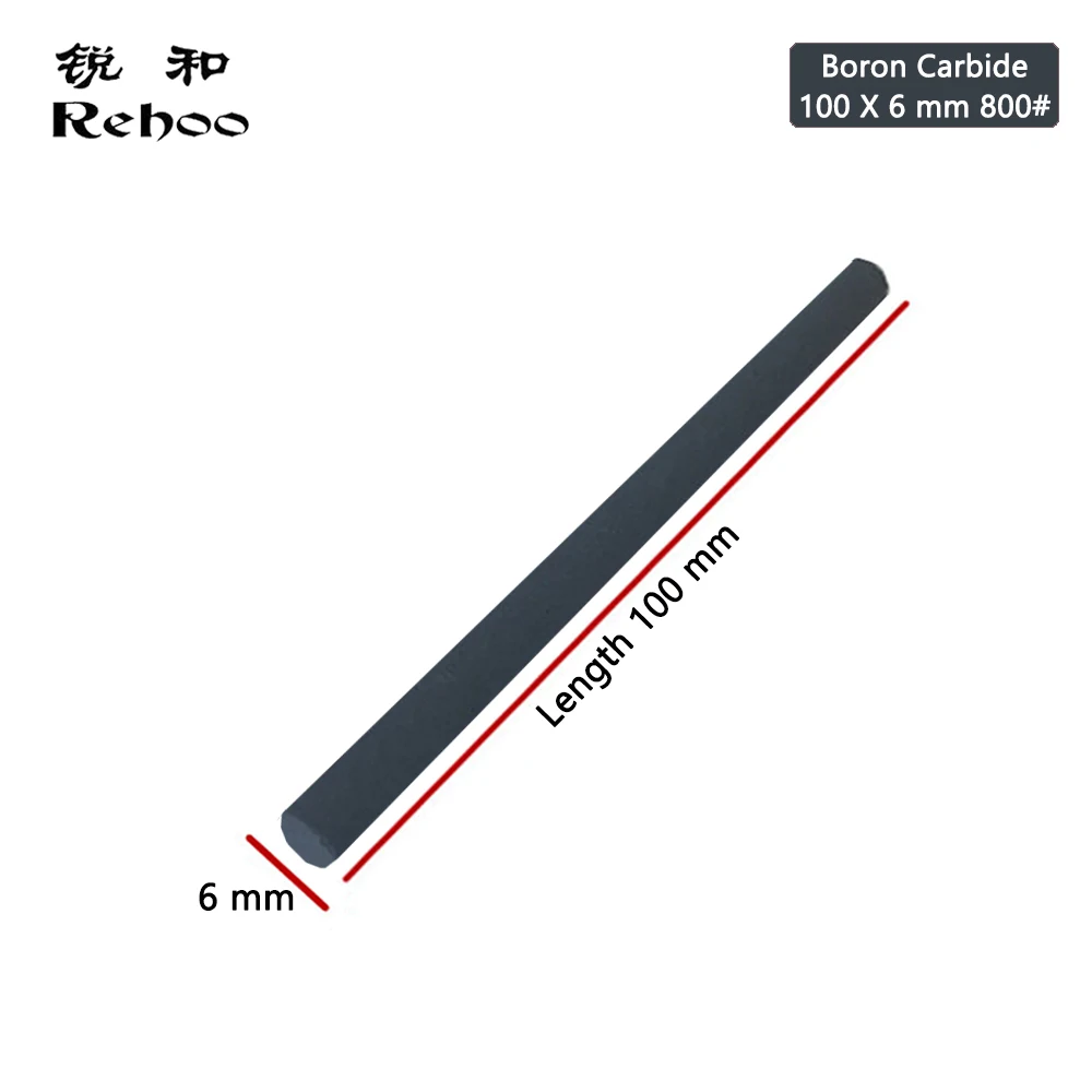 Rehoo Pro Boron Carbide Cylindrical Sharpening Stone Rod Optical Instrumentation Polishing Industrial Whetstone Free Shipping