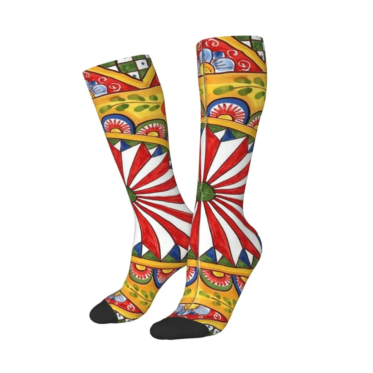 Sicilian Style III Socks Harajuku Stockings All Season Long Socks Accessories for Man Woman Birthday Present