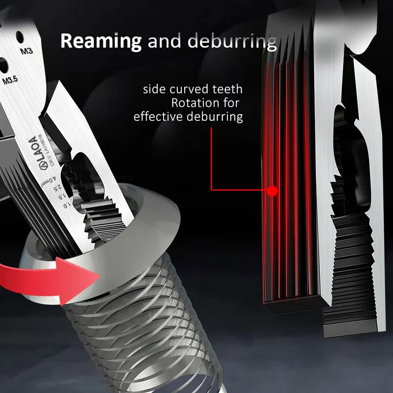 قاطع الأسلاك متعدد الوظائف LAOA-Cr-V ، كماشة ، M3 ، قاطع الأظافر ومزركشة العقص ، كماشة العقص #4