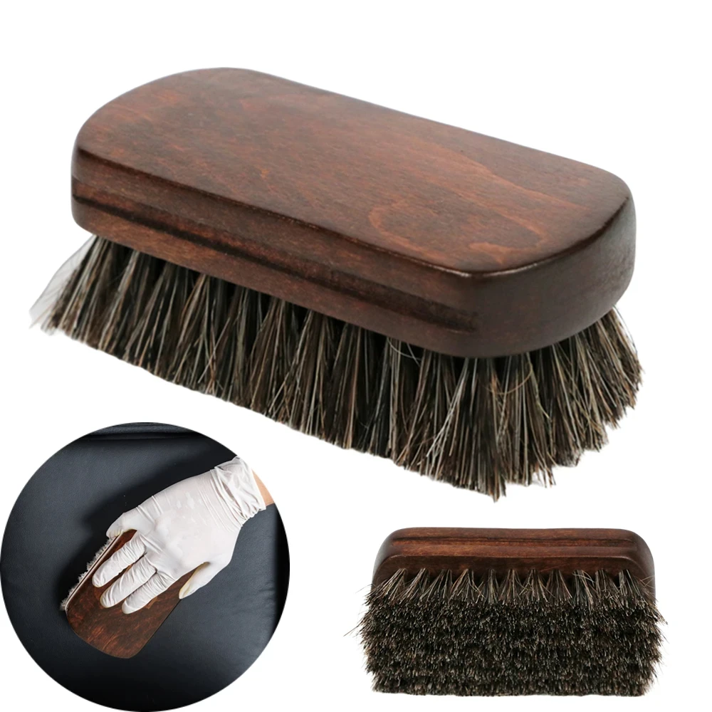 Manes Textile Cleaning Brush for Car Interior Furniture Apparel Bag Shine Polishing Brush Auto Wash Accessories Car Cleaning