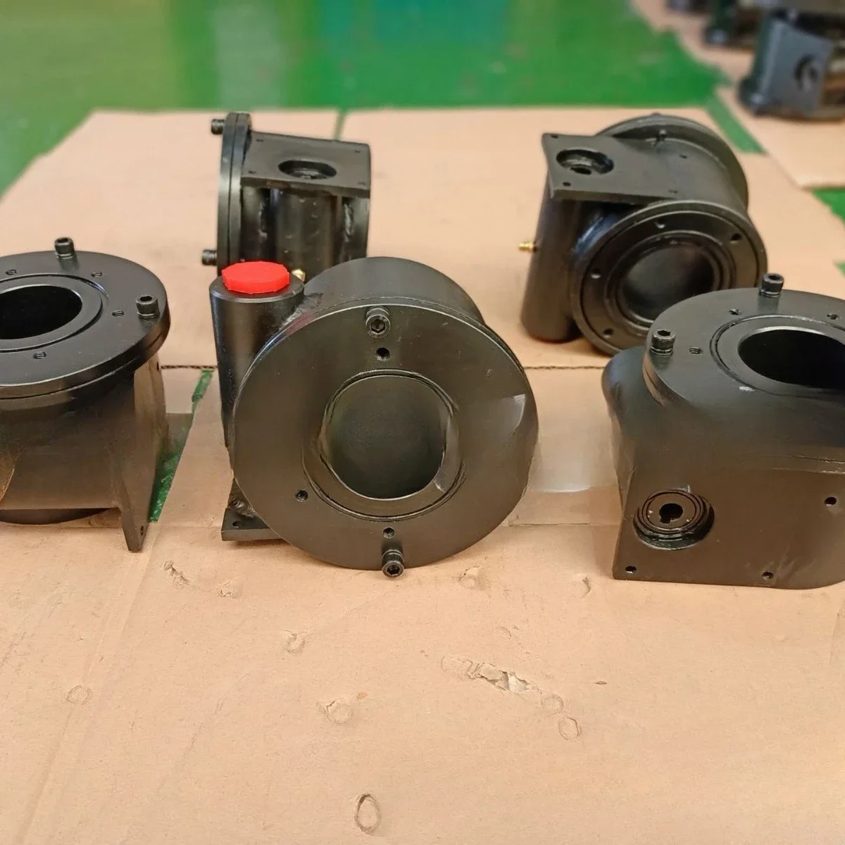 Various special-shaped multi-channel high-pressure worm gear worm-type high-speed rotary joints