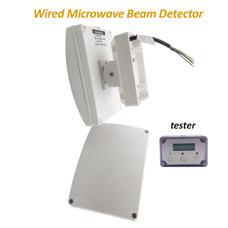 MCB-150 Outdoor Wired Microwave Beam Detector Overlapping Installation 150M Detection for House Factory Security Protection