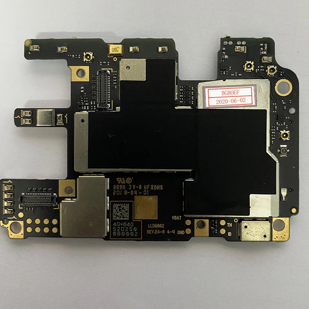 For Xiaomi A2 Motherboard Global firmware 64GB ROM Original Unlock Working Electronic panel mainboard