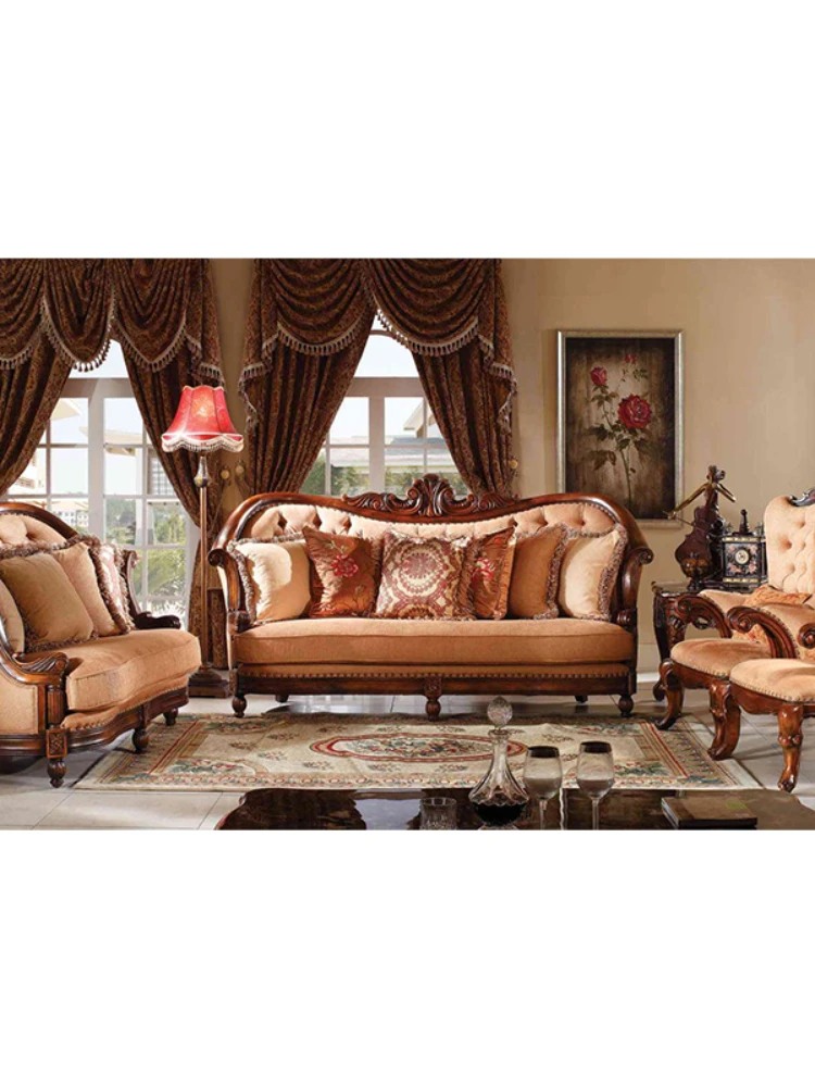 

High quality customized 2020 high-end solid wood antique sofa for living room furniture italian leather luxury sofa