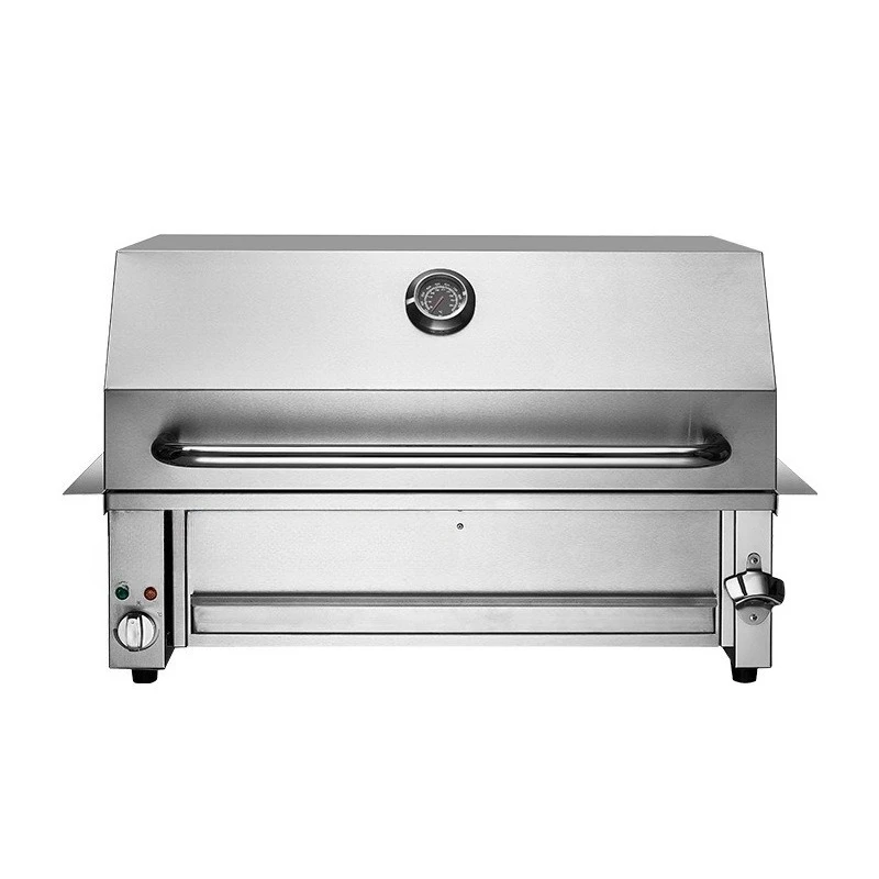 

Stainless steel embedded smokeless electric oven