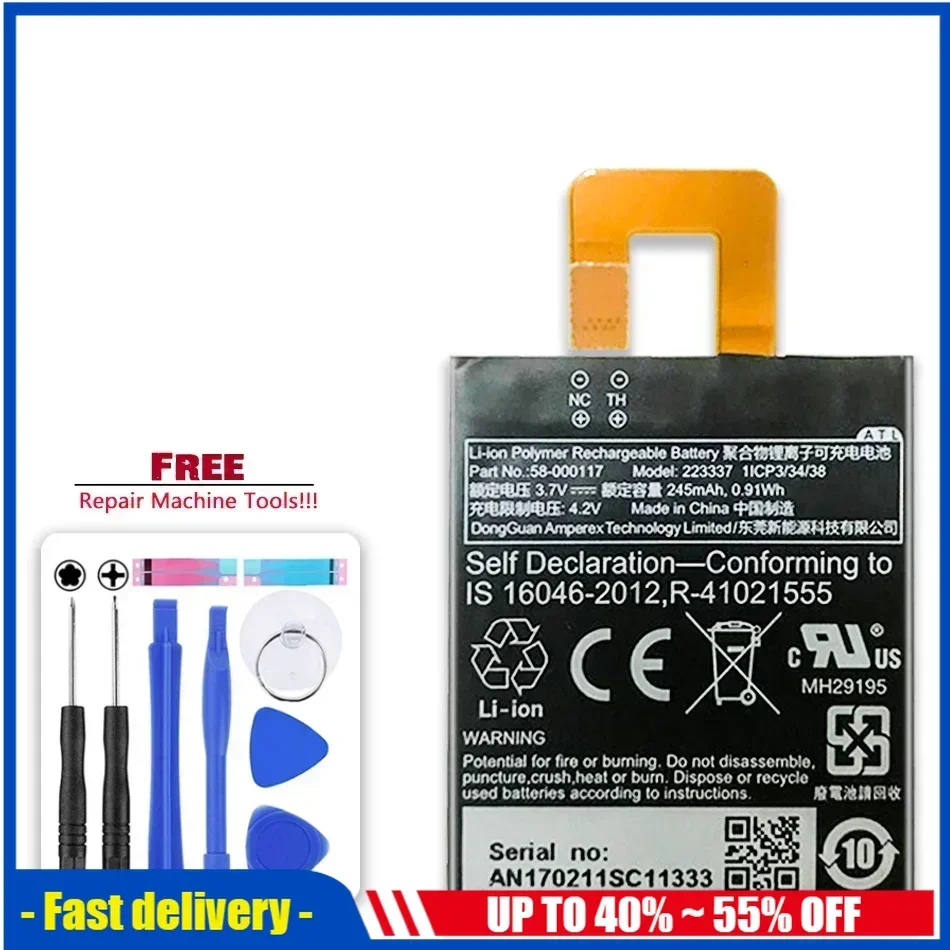 58-000117 58000117 245mAh Replacement Batteries For Amazon Kindle KO1 Oasis 1,2 Oasis1 Oasis 2 Oasis2 Tablet Battery