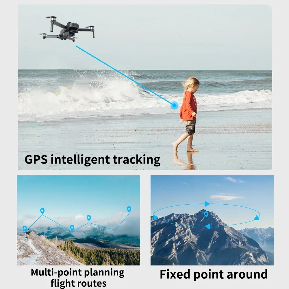 L109 PRO MAX RTS Drone 4K Profesjonalny podwójny aparat HD 360° ° Unikanie przeszkód Bezszczotkowy GPS WIFI Drony FPV RC Quadcopter Zabawka