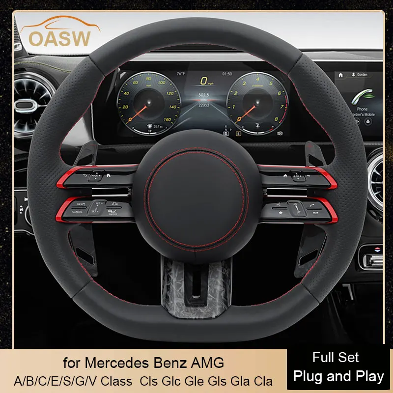 

Car Steering Wheel Assembly OEM any Color for Mercedes Benz AMG W190 W205 W166 W167 W177 W217 W222 W223 W257 W292 W463 E300