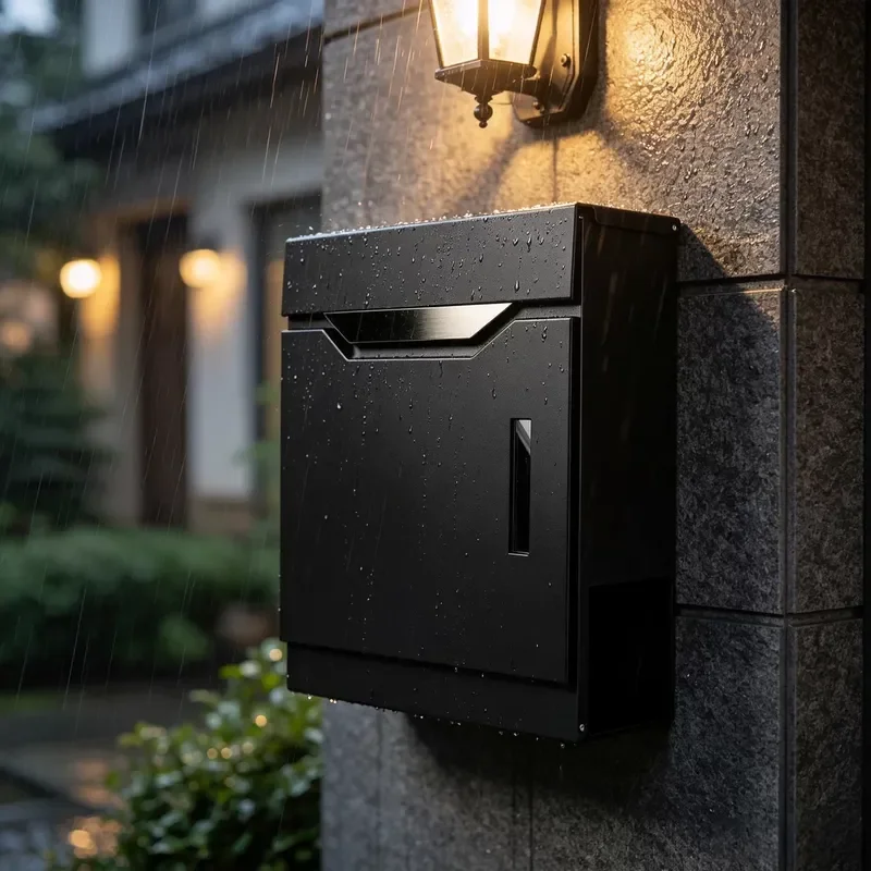 for Mailbox Outdoor Wall Mounted Villa Household Rainproof Rust Proof Waterproof Office Courier Box