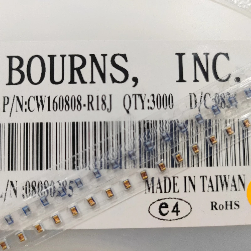 

50 шт./лот CW160808-R18J 0603 180nH 240mA ФИКСИРОВАННЫЙ ИНД 180NH 240MA 1,25 Ом SM