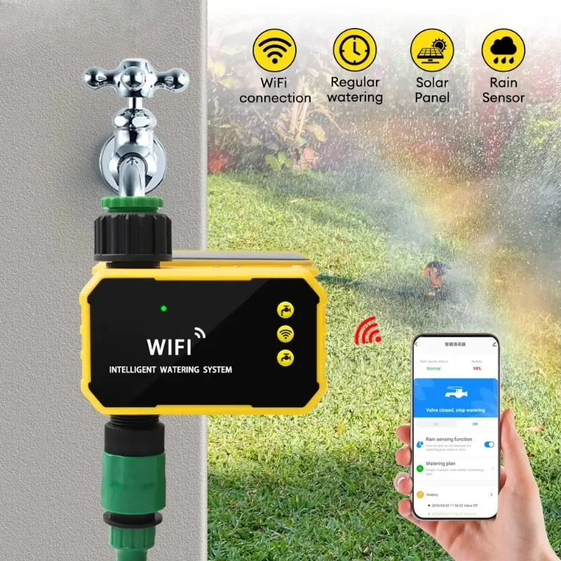 Watering Timer Solar Charging Smart
