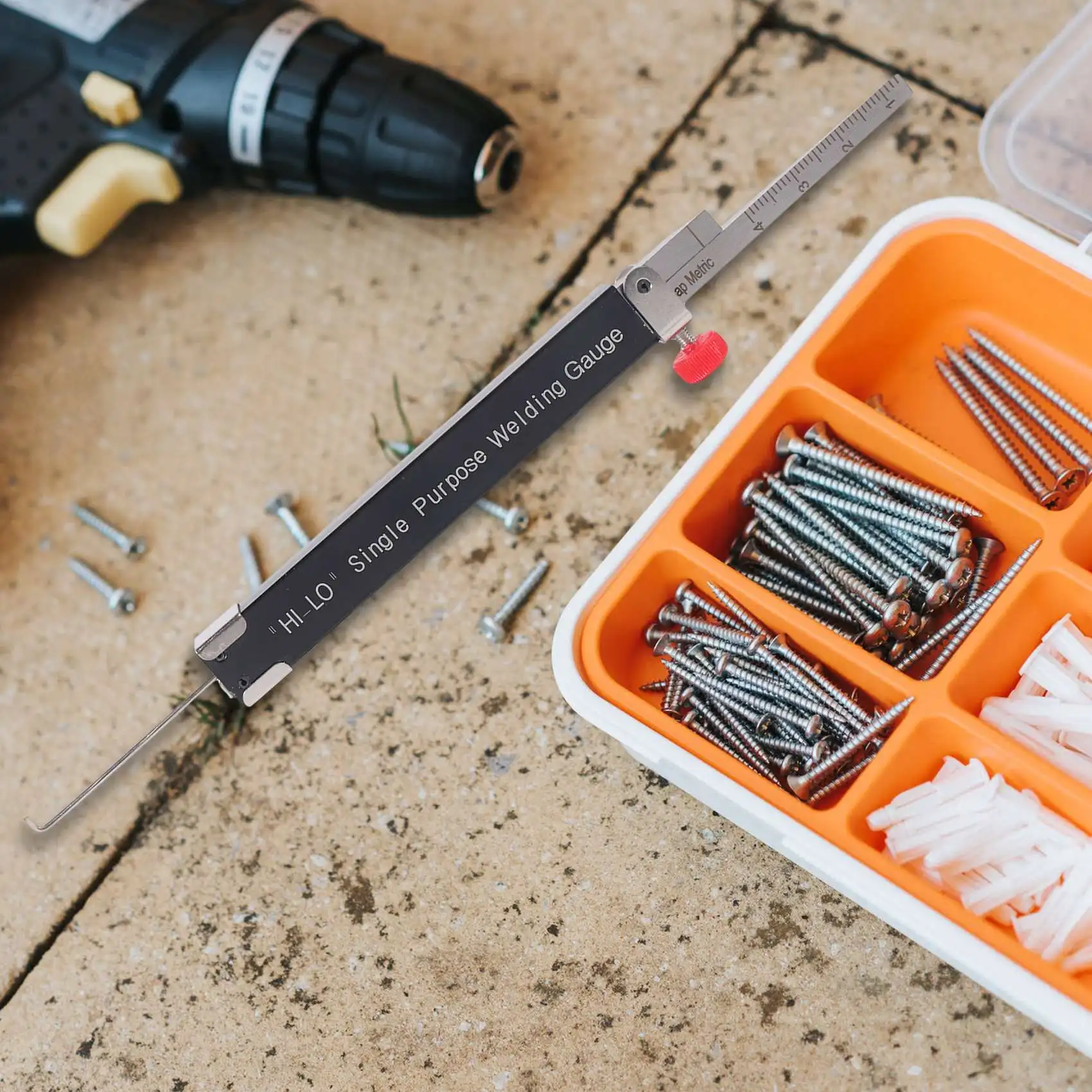 小型高さゲージ溶接検査スケール、専用内部溶接定規、メートル法サイズ、n19