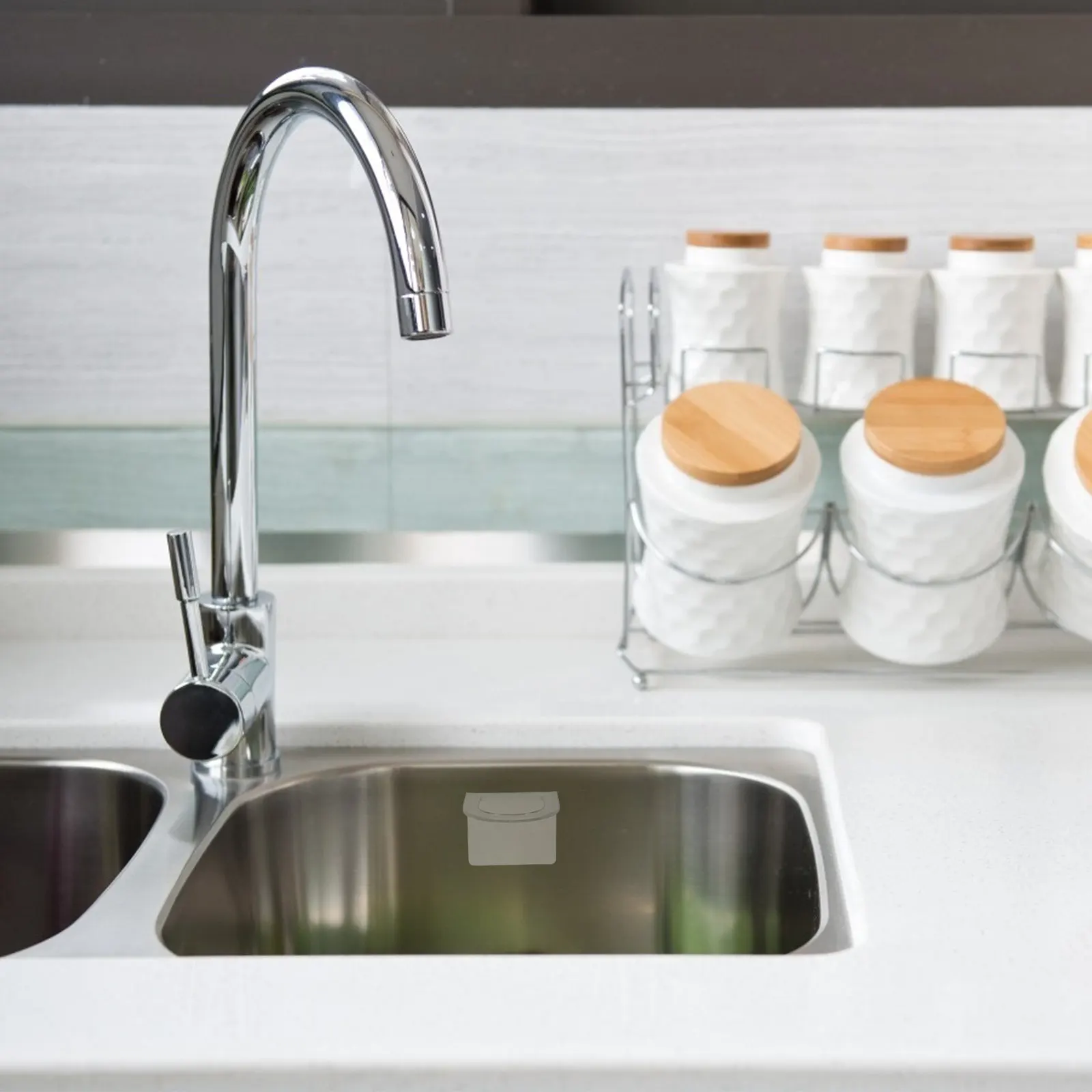 Transparent Acrylic Sink Dish Brush Holder Scrubber Rack Kitchen Wall-mounted Longlasting Protects Sleek Easy Versatile Storage