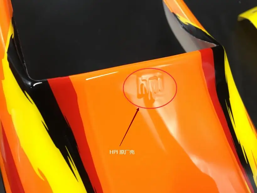 Oryginalna karoseria HPI BAJA 5B w skali 1/5, przeznaczona do pojazdów terenowych, kompatybilna z częściami karoserii modeli zdalnie sterowanych KM.